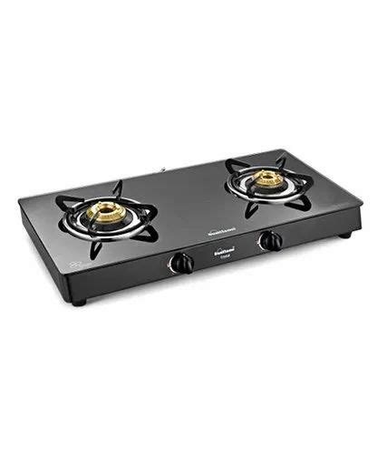 sunflame gas stove 2 burner glass top